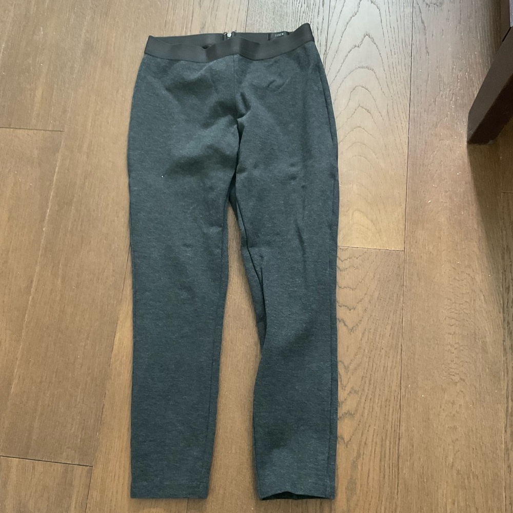 J. Crew Charcoal Pixie Stretch Pants